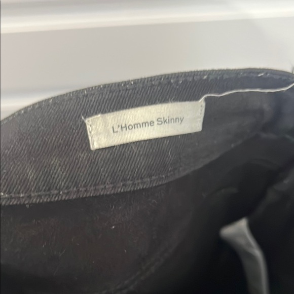 Frame Denim Black Coated Skinny Jeans Sleek Fit 30 - Picture 3 of 6